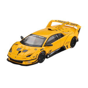 Mini GT Lamborghini LB-Silhouette Works Murcielago GT Evo Yellow Phía Trước