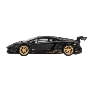 Mini GT Lamborghini Aventador Liberty Walk Limited Edition Matte Black Ngang