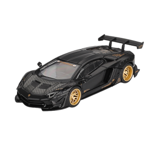 Mini GT Lamborghini Aventador Liberty Walk Limited Edition Matte Black Trước