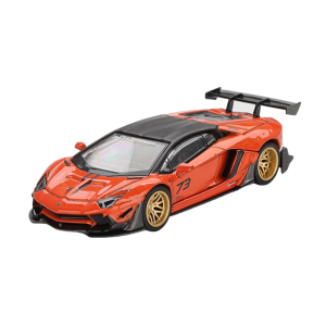 Mini GT Lamborghini Aventador Liberty Walk Limited Edition Orange MDX 2025 Trước